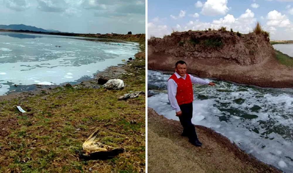 Aguas de río lucen contaminadas por vertimiento de aguas servidas. Foto: Liubomir Fernandez LR