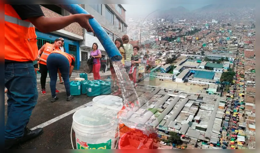 La interrupción del servicio en algunas zonas de San Juan de Lurigancho inició a las 1:31 p.m. Foto: composición LR. La interrupción del servicio en algunas zonas de San Juan de Lurigancho inició a las 1:31 p.m. Foto: composición LR.