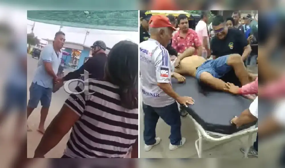 Dande Rojel Vidal fue llevado inconsciente al hospital tras agresión. Foto: La República Dande Rojel Vidal fue llevado inconsciente al hospital tras agresión. Foto: La República