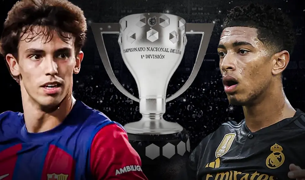 Real Madrid es líder de LaLiga de España con 25 puntos. Supera a Barcelona por 1 punto. Foto: composición/La República Real Madrid es líder de LaLiga de España con 25 puntos. Supera a Barcelona por 1 punto. Foto: composición/La República