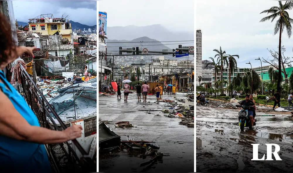 El primer informe oficial del Gobierno tardó más de 24 horas tras el impacto del huracán debido a que las comunicaciones no se restablecen por completo. Foto: composición LR/EFE El primer informe oficial del Gobierno tardó más de 24 horas tras el impacto del huracán debido a que las comunicaciones no se restablecen por completo. Foto: composición LR/EFE
