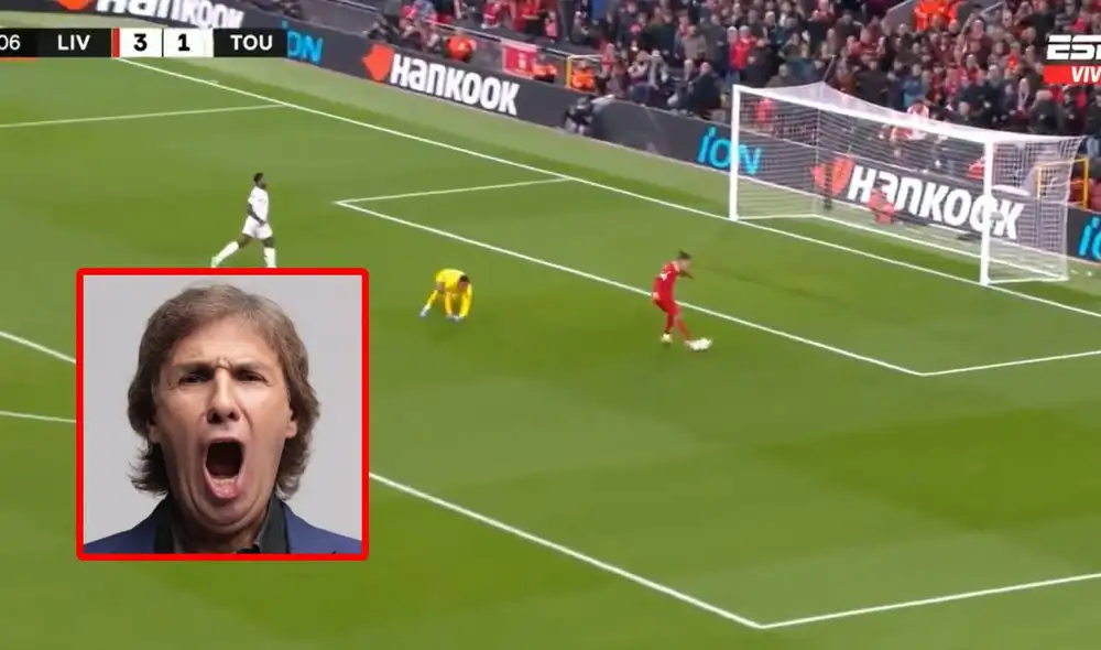 El delantero uruguayo falló una gran ocasión para anotar su doblete en el partido. Foto: captura/ESPN