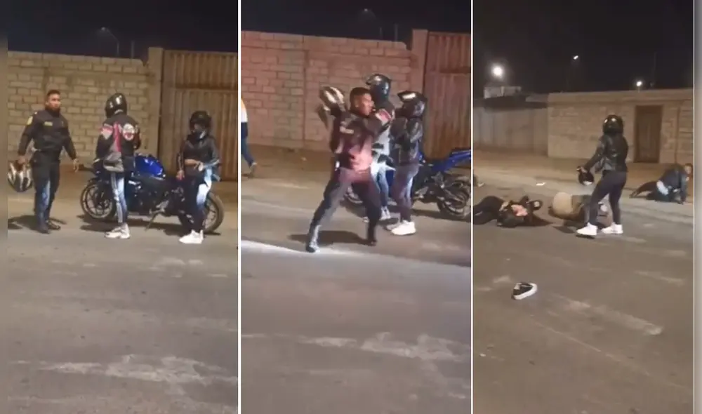 Testigos criticaron la intervención policial. Foto y video: cortesía.