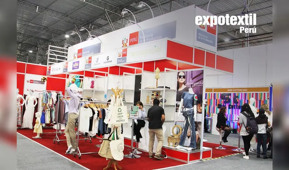 La Expotextil Perú 2023 también espera convocar a más de 24.000 personas. Foto: Andina La Expotextil Perú 2023 también espera convocar a más de 24.000 personas. Foto: Andina