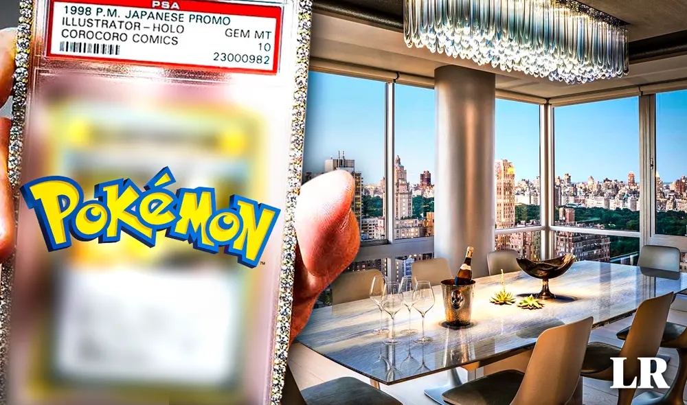 Conoce cuál es la carta de Pokémon que supera por mucho el 1.000.000 de dólares y que podrías tener guardada en casa. Foto: composición LR/YouTube/LP/MR