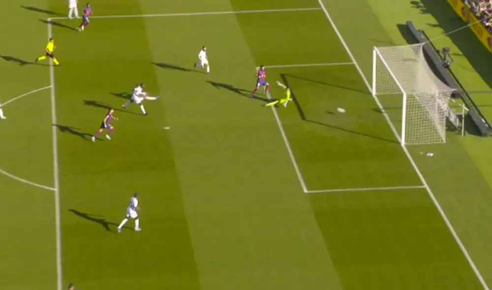 Barcelona abrió el marcador antes del los 10 minutos. Foto: ESPN Barcelona abrió el marcador antes del los 10 minutos. Foto: ESPN