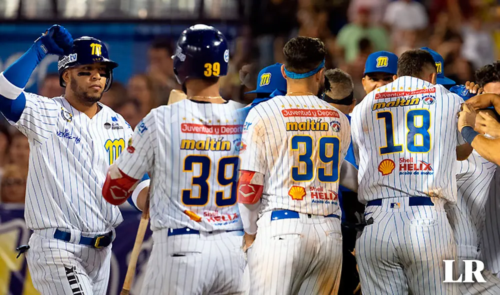 Los Navegantes del Magallanes dejaron en el terreno a los Cardenales en la baja del 9no inning. Foto: composición LR / LVBP
