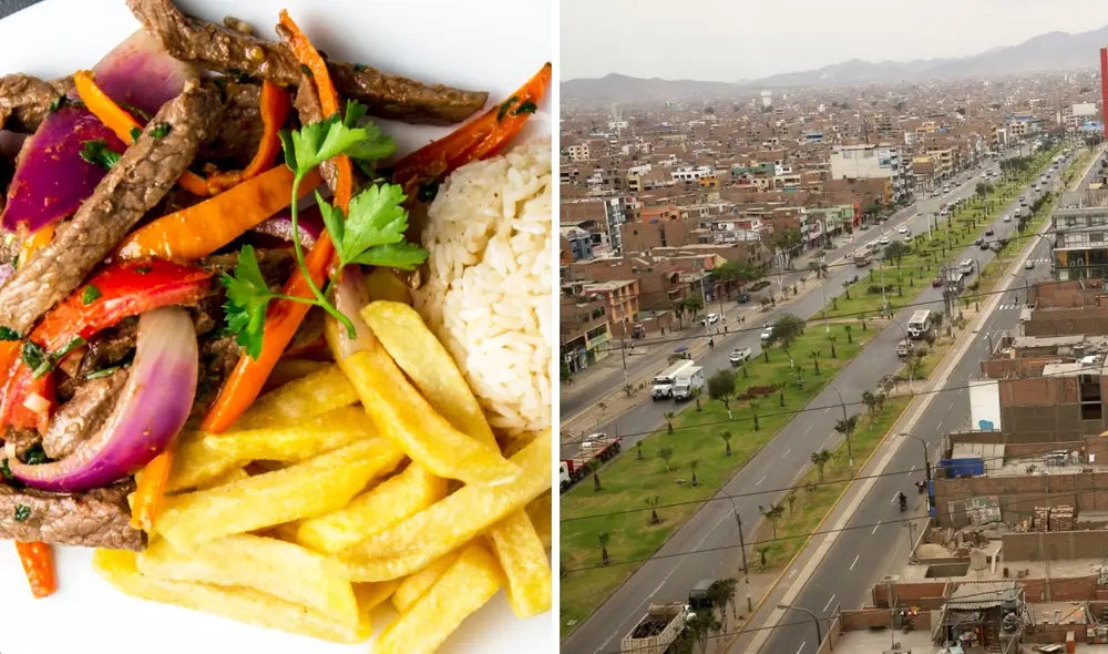 El mejor restaurante que sirve lomo saltado en Los Olivos tiene 4,4 estrellas de calificación en Google Maps. Foto: composición LR/El Olivar/TV Perú