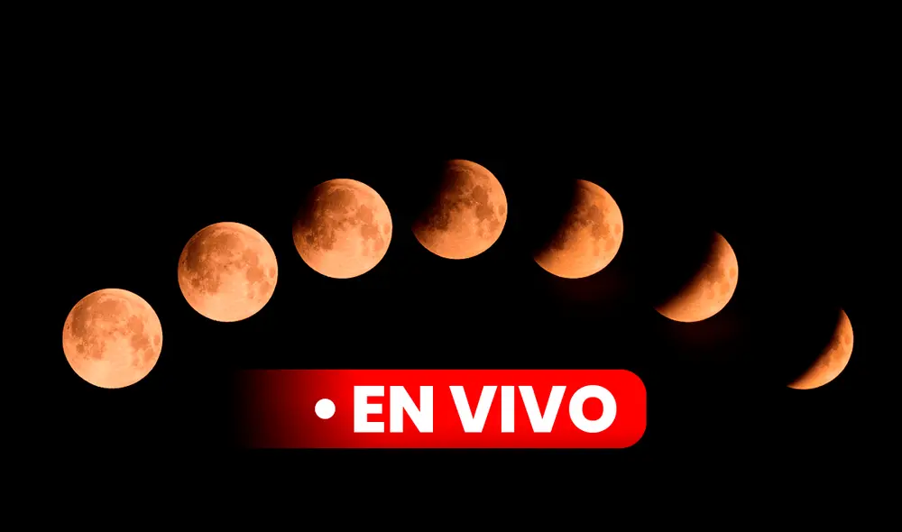 El eclipse del 28 de octubre será un eclipse lunar parcial. Foto: composición LR/Adobe Stock