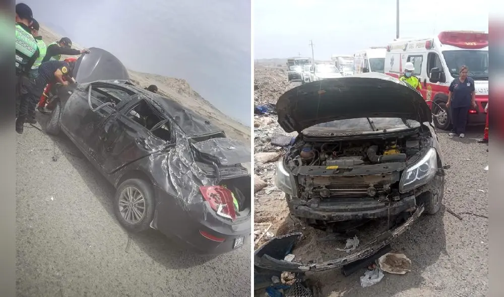 Testigos refieren que el exceso de velocidad habría sido la causa del accidente. Foto: composición LR