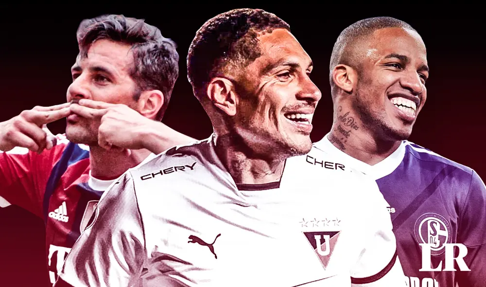 Claudio Pizarro, Paolo Guerero y Jefferson Farfán brillaron durante varios años en el fútbol europeo. Foto: composición de Fabrizio Oviedo/GLR/EFE Claudio Pizarro, Paolo Guerero y Jefferson Farfán brillaron durante varios años en el fútbol europeo. Foto: composición de Fabrizio Oviedo/GLR/EFE