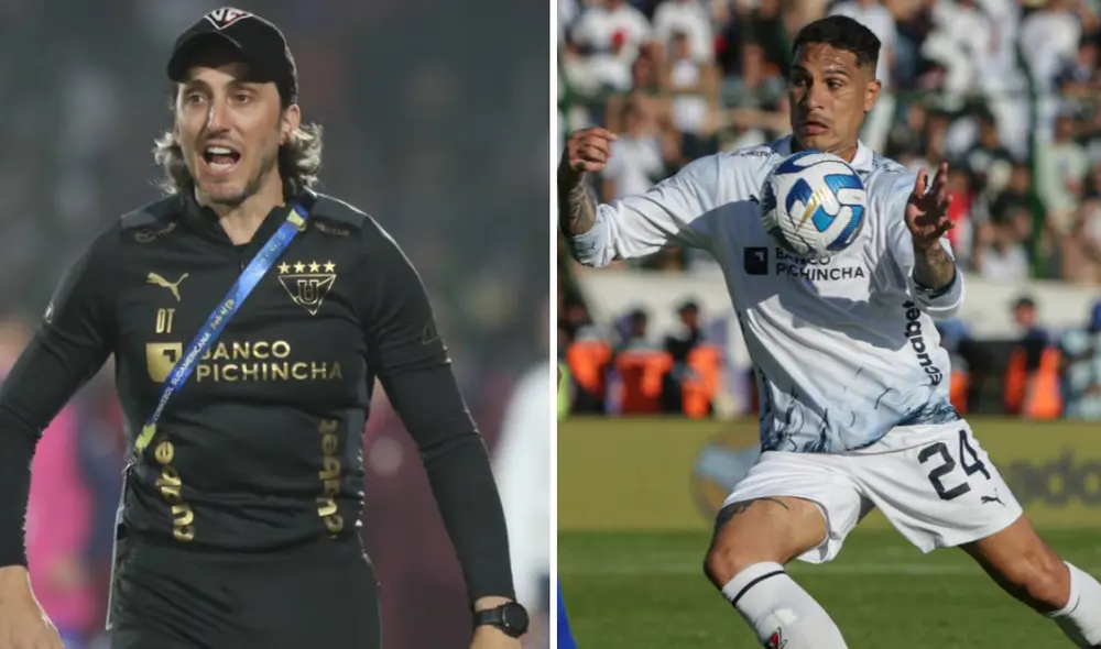 Paolo Guerrero anotó 3 goles con LDU en la Sudamericana. Foto: composición GLR/EFE