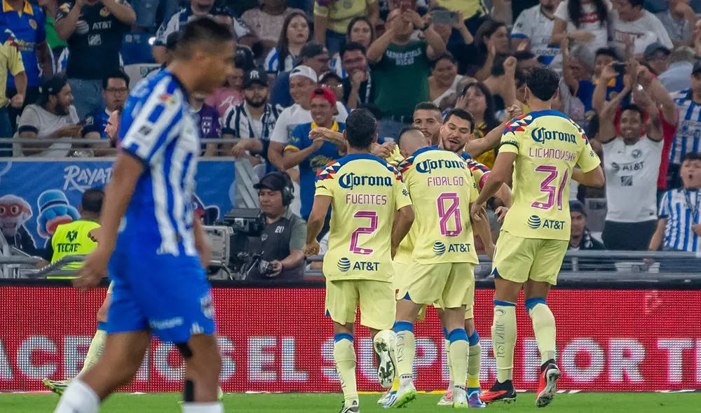 América le sacó 10 puntos de ventaja a Monterrey luego de este triunfo. Foto: EFE América le sacó 10 puntos de ventaja a Monterrey luego de este triunfo. Foto: EFE