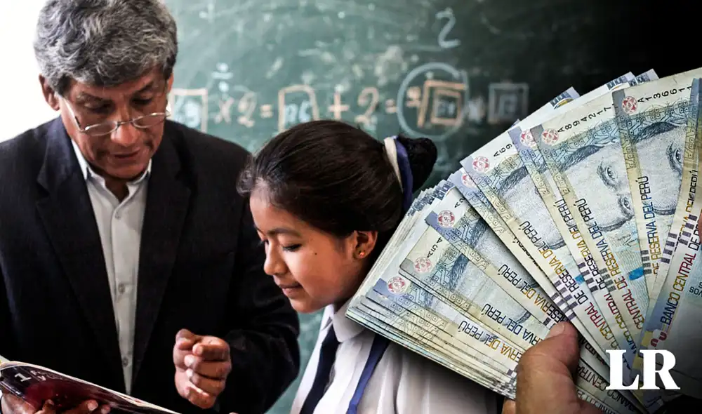 Las autoridades del Minedu informan desde cuándo se incrementará el sueldo a los docentes. Foto: composición LR/Fabrizio Oviedo