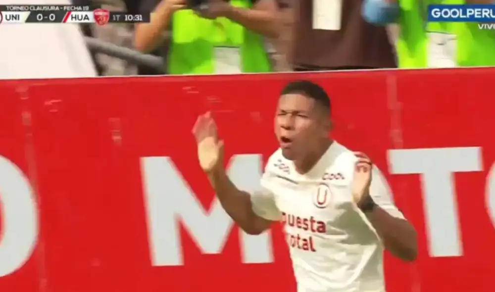 Edison Flores llegó a Universitario a mitad del 2023. Foto: captura de GolPerú. Edison Flores llegó a Universitario a mitad del 2023. Foto: captura de GolPerú.