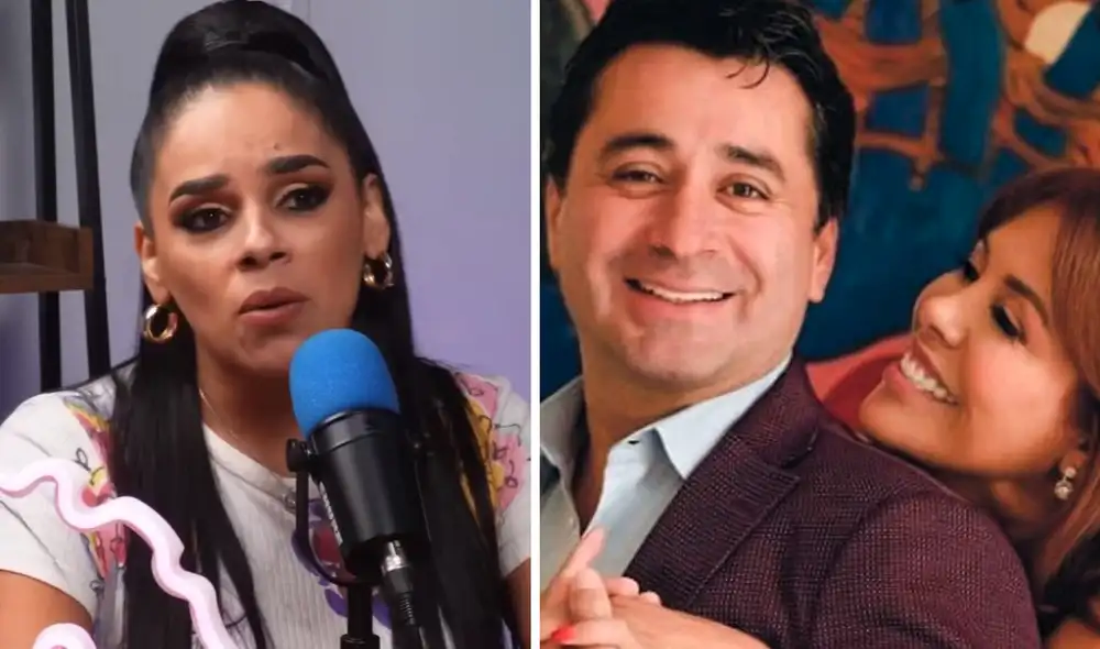 Giuliana Rengifo recalcó una vez más que no se metió en la relación de Alfredo y Magaly. Foto: composición LR/YouTube/En Portada
