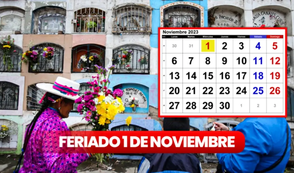 Averigua qué se conmemora en el único feriado del mes de noviembre y cuánto deben recibir los trabajadores que laboran en esta fecha. Foto: composición de Jazmín Ceras/LR/Calendarpedia/Andina