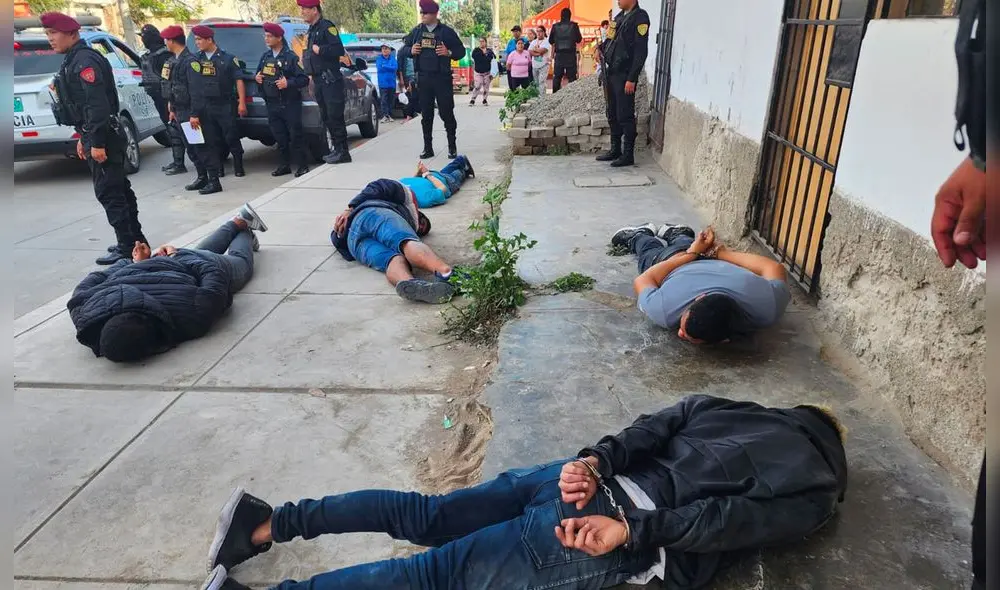 Tres de los detenidos habían permanecido en cárceles. Foto: Bella Alvites / La República