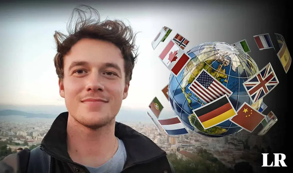 Alex Rawlings ha compartido sus mejores tips para lograr aprender distintos idiomas en poco tiempo. Foto: composición LR/Alex Rawlings