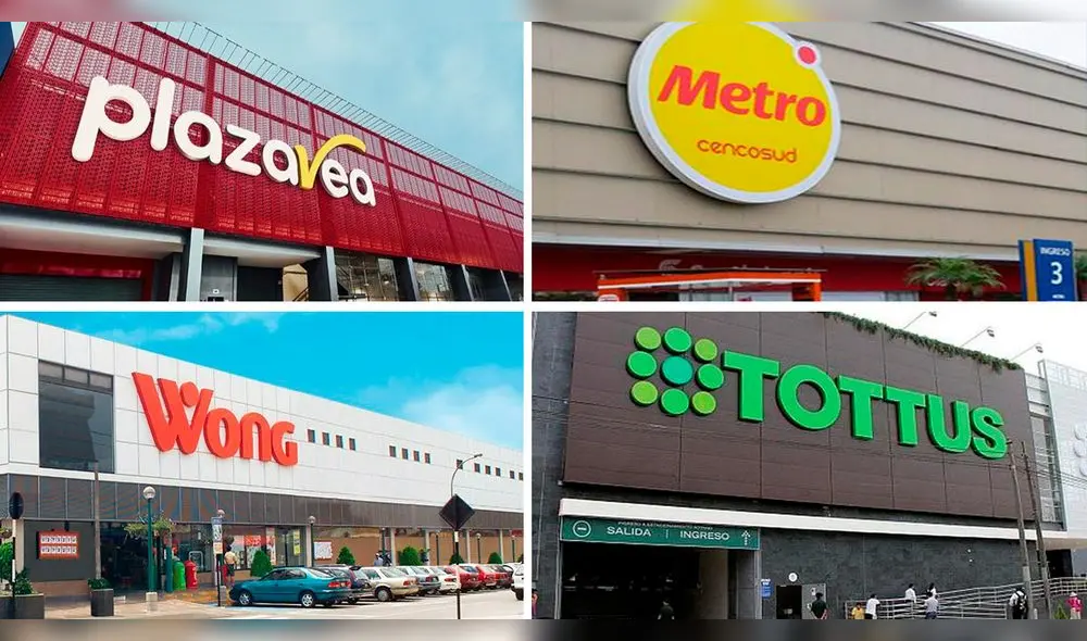 Conoce si este 1 de noviembre podrás acudir a los supermercados. Foto composición LR / Plaza Vea / Metro / Wong / Tottus Conoce si este 1 de noviembre podrás acudir a los supermercados. Foto composición LR / Plaza Vea / Metro / Wong / Tottus