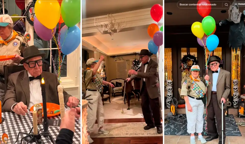 Los adultos mayores, incluso, se animaron a bailar el tema de la película. Foto: composición LR/TikTok/@seriamente Los adultos mayores, incluso, se animaron a bailar el tema de la película. Foto: composición LR/TikTok/@seriamente