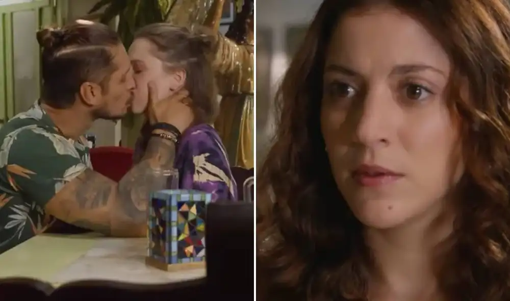 Julieta se mostró desilusionada tras observar el beso entre Matías y Kate. Foto: composición LR/Latina