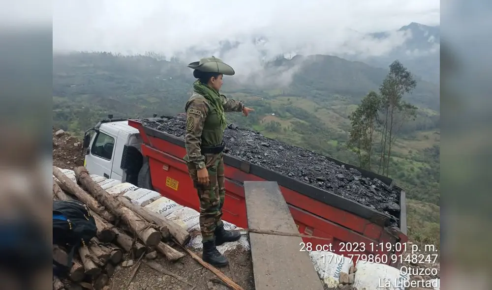 Intervención. Extracción y comercialización de antracita se hace de manera indiscriminada.