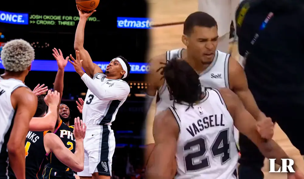 Los San Antonio Spurs ahora tienen récord de 2 ganados y 2 perdidos. Foto: composición LR / San Antonio Spurs / TNT