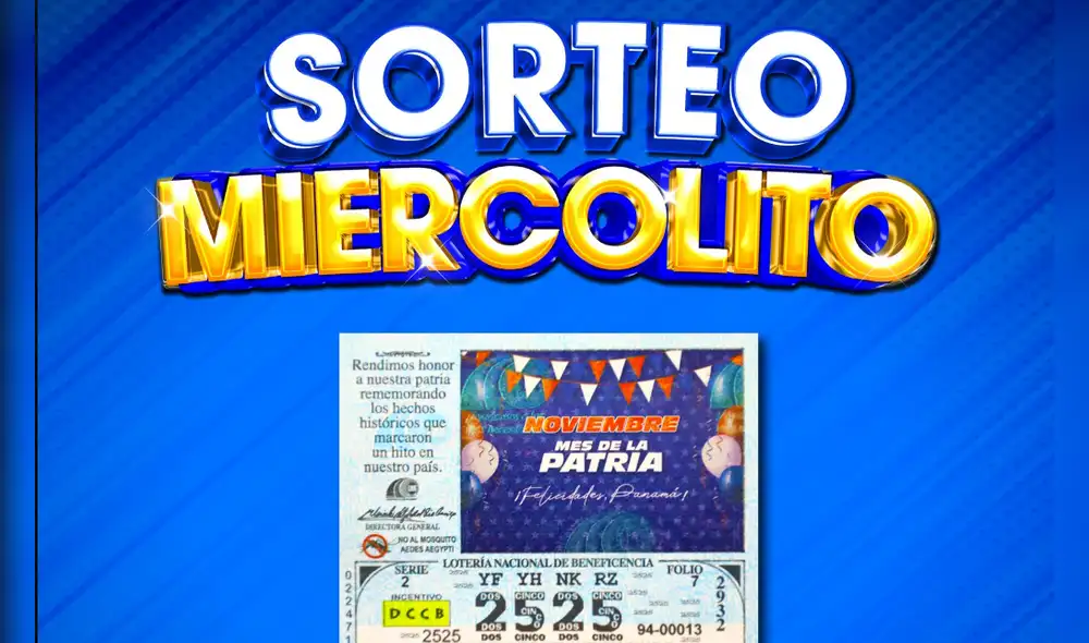 Conoce EN VIVO la lotería nacional de Panamá y sepa los resultados del Sorteo miercolito HOY, jueves 2 de noviembre Foto: Lotería Nacional de Panamá