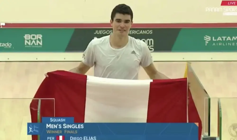 Con el triunfo de Diego Elías, Perú suma 24 preseas en los Juegos Panamericanos. Foto: captura/Panam Sports