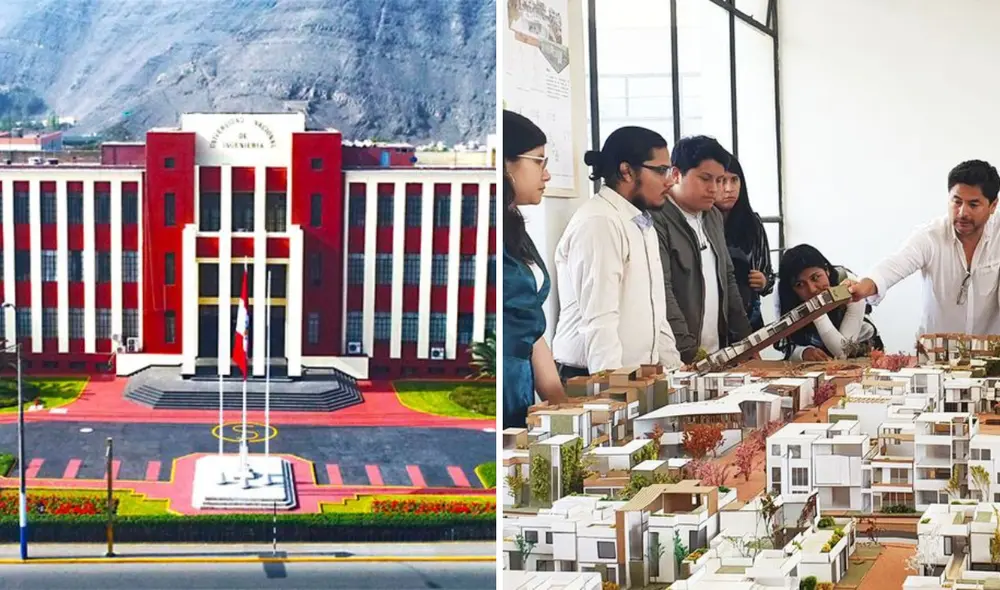 La UNI informó que ya inició el proceso de licenciamiento de la carrera de Urbanismo. Foto: composición LR/ El peruano/ UNI