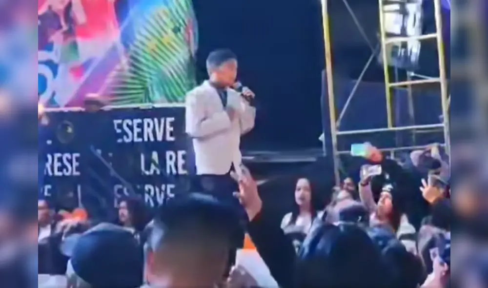 Niño Marco Antonio fue ovacionado por miles de personas. Foto: captura Pulso Informativo Celendín. Video: Pulso Informativo Celendín