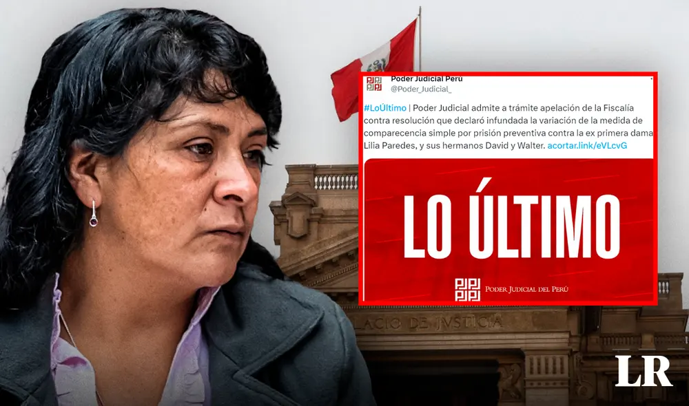 Lilia Paredes está con comparecencia restringida. Foto: composición La República Lilia Paredes está con comparecencia restringida. Foto: composición La República