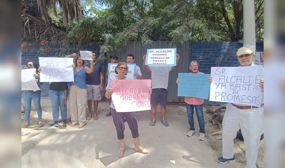 Moradores de urb. Grau de Piura piden soluciones ante inseguridad ciudadana. Foto: Maribel Mendo/URPI-LR