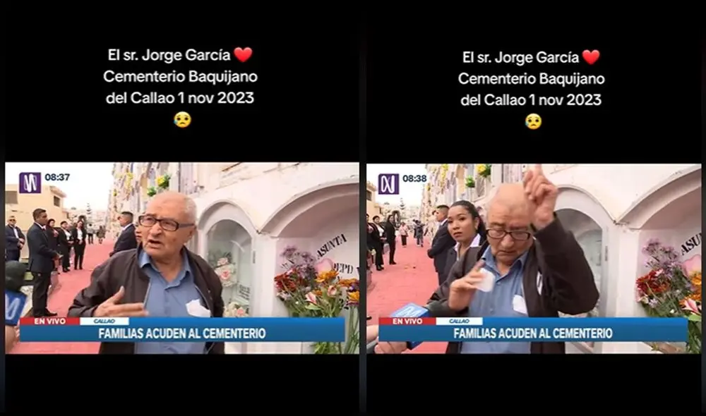 El hombre de tercera edad afirmó que continúa enamorado de su esposa fallecida. Foto: composición LR/TikTok