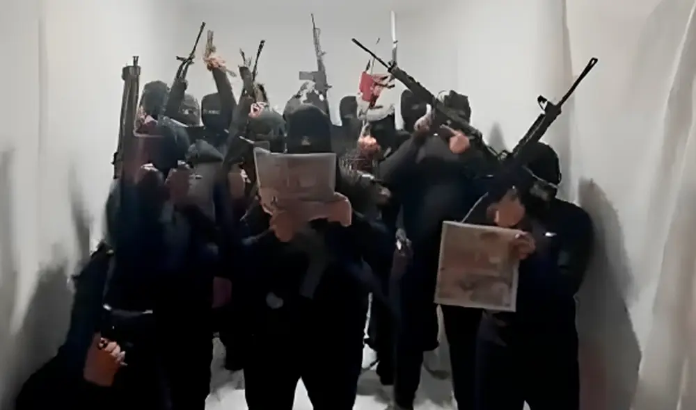 La banda criminal advierte que tomára represalias. Foto: difusión La banda criminal advierte que tomára represalias. Foto: difusión