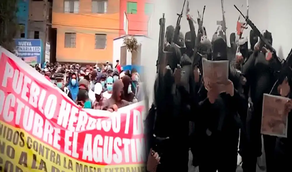 Mototaxistas cansados del cobro de cupo protestaron en contra de los extorsionadores. Foto: composición LR/Panamericana TV