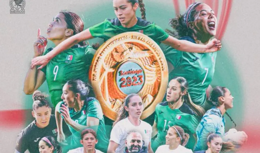 México alcanza la gloria y se lleva la presea de oro por primera vez en su historia en los Juegos Panamericanos. Foto: X/@Miseleccionfem