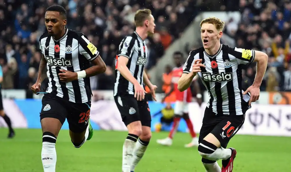Gordon anotó el tanto de la victoria de las urracas sobre los gunners en St. James' Park. Foto: EFE Gordon anotó el tanto de la victoria de las urracas sobre los gunners en St. James' Park. Foto: EFE