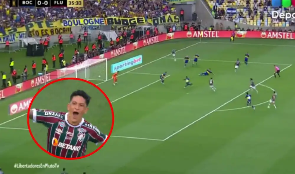 German Cano abrió el marcador del Fluminense sobre Boca en el Maracaná. Foto: captura/Televe Deportes German Cano abrió el marcador del Fluminense sobre Boca en el Maracaná. Foto: captura/Televe Deportes