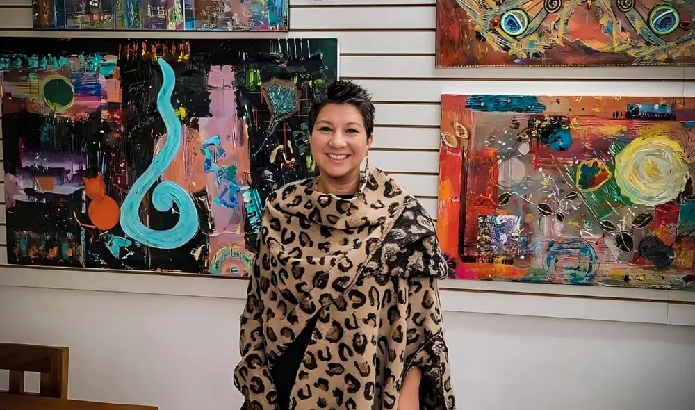 Artista plática Kimi Neff hoy presenta su propuesta artística. (Foto: Difusión).