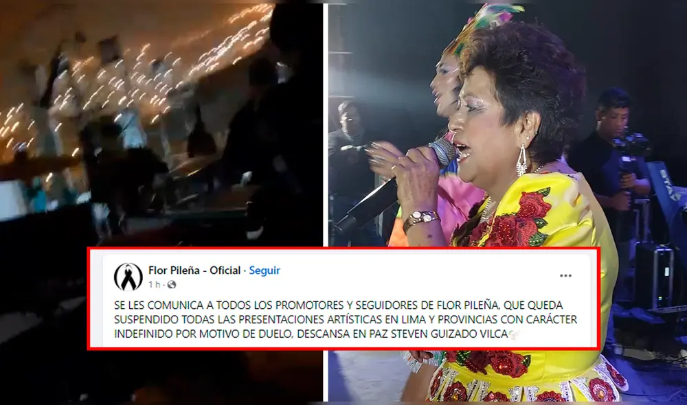Flor Pileña ha cancelado sus presentaciones en señal de duelo. Foto: composición LR/Flor Pileña