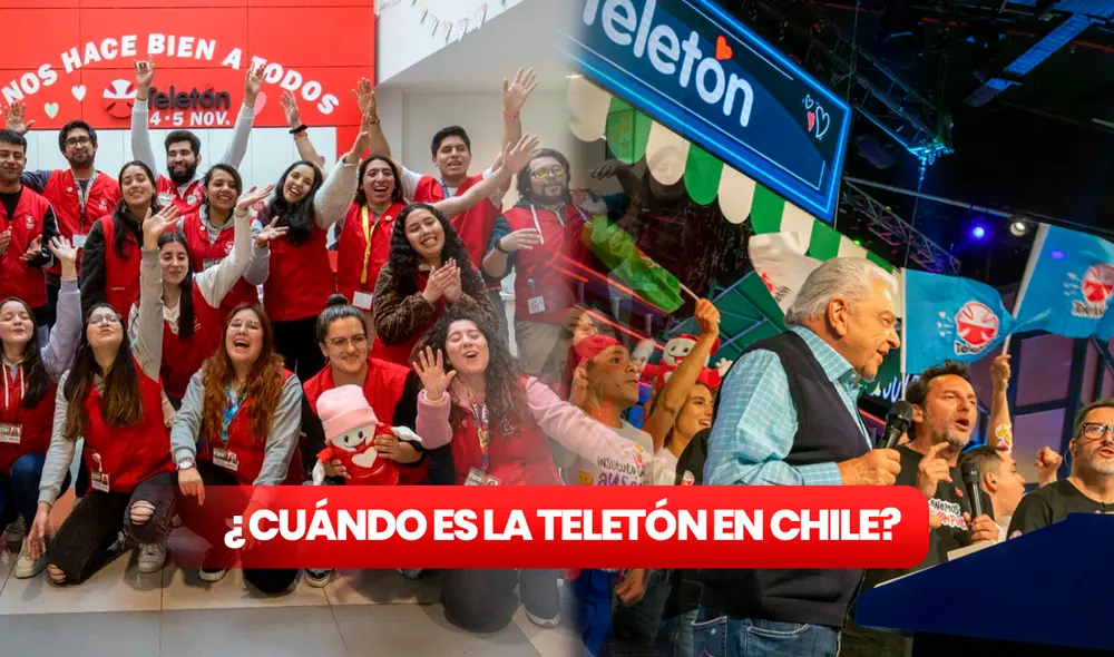 Este mes de noviembre se llevará a cabo la Teletón en Chile, mira cuando y quienes son los artistas confirmados para este evento benéfico. Foto: Composición LR/Teletón Chile/24 Horas cl