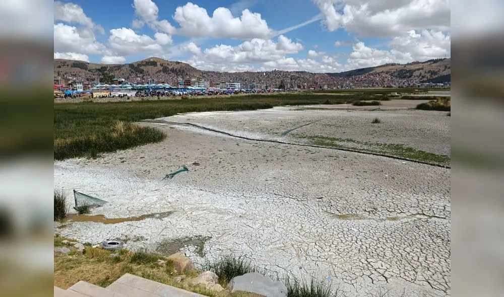 Lago navegable más alto del mundo continúa secándose. Foto: Liubomir Fernández/La República