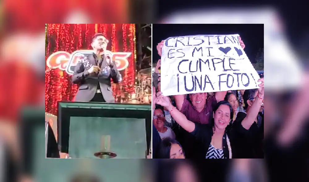 Christian Yaipén emocionó al público al cantar con su fallecido padre. Foto y video: Emmanuel Moreno/LR