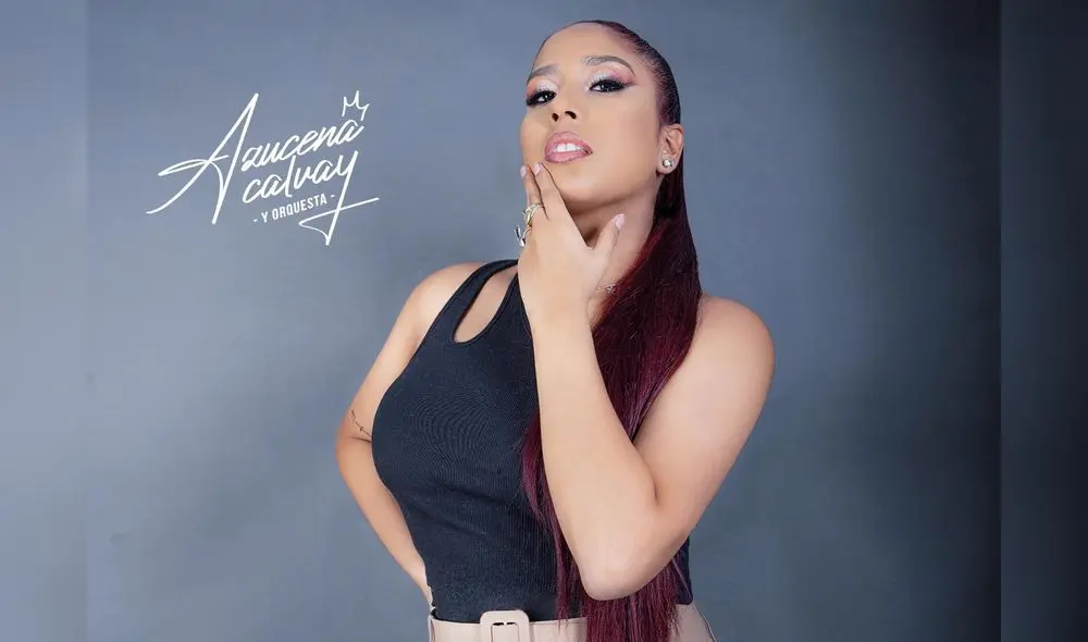 Azucena Calvay regresó a los escenarios después de tener a su bebé. Foto: Azucena Calvay/Facebook