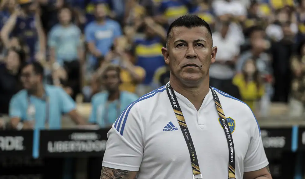 Jorge Almirón llegó a Boca Juniors en abril del 2023. Foto: EFE