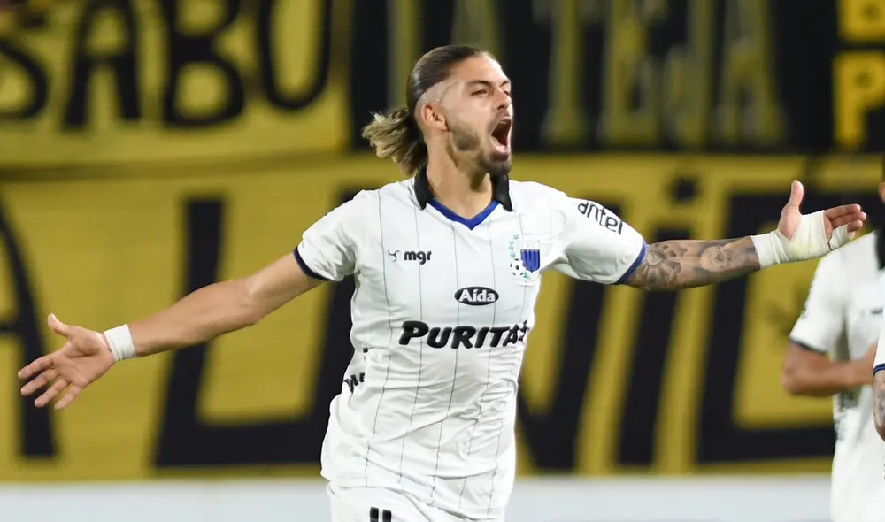 Thiago Vecino le dio el triunfo a Liverpool contra Peñarol. Foto: Campeonato Uruguayo