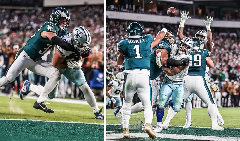 Cowboys tropezó contra Eagles, el equipo con el mejor récord en lo que va de la NFL 2023. Foto: composición LR/Cowboys/Eagles