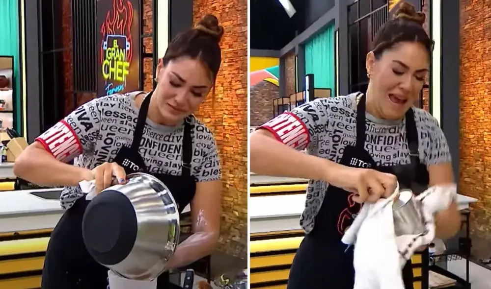 Tilsa Lozano se tomará unos días de descanso de 'El gran chef: famosos' mientras se lleva a cabo el repechaje. Foto: Composición LR/Captura Latina